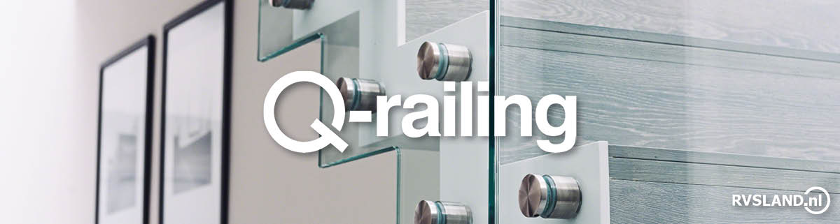 Q railing Glasadapters