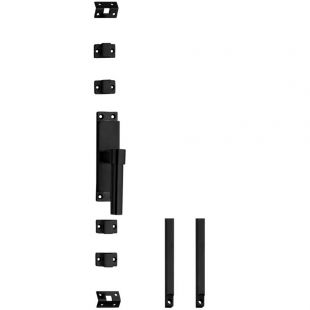 Intersteel Kruk-espagnolet L-recht met stangenset 2 X 1245mm zwart