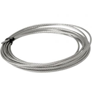 10 meter RVS kabel 6.0 mm, RVS316