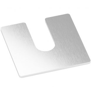 Aluminium opvulplaatje 3 mm