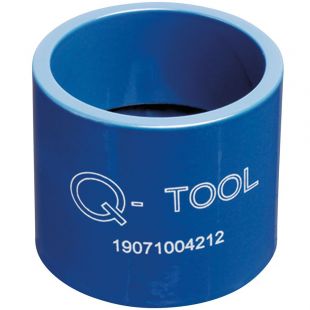 Q-tool voor montage van een adapter op houten glasframebuis