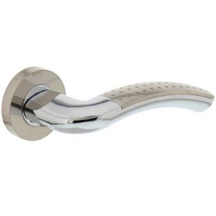 Intersteel Deurkruk Sharon op rozet chroom, paar