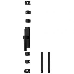 Intersteel Kruk-espagnolet links L-recht met stangenset 2 X 1245mm zwart