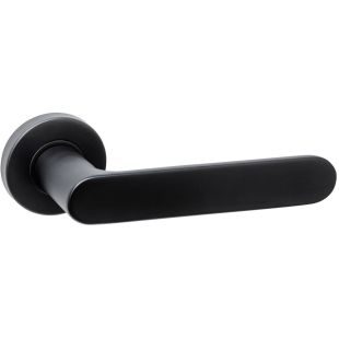 Intersteel Deurkruk Sora basic op rozet verdekt ø53x10mm zwart