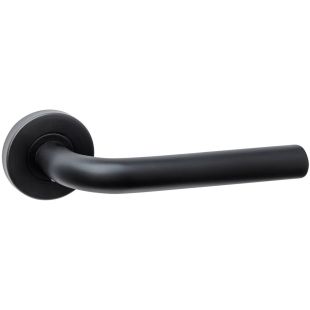 Intersteel Deurkruk Luzern basic op rozet verdekt ø53x10mm zwart