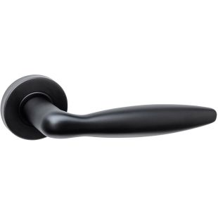 Intersteel Deurkruk Jupiter basic op rozet verdekt ø53x10mm zwart