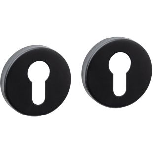 Intersteel Cilinderrozetten basic verdekt ø53x10mm zwart