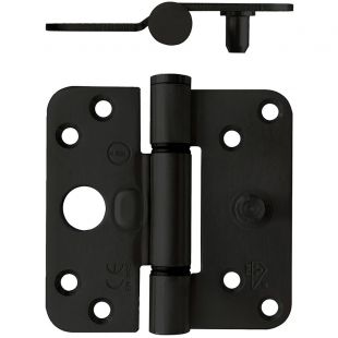 Intersteel SKG3 glijlagerscharnier 89 x 89 x 3 mm links mat zwart