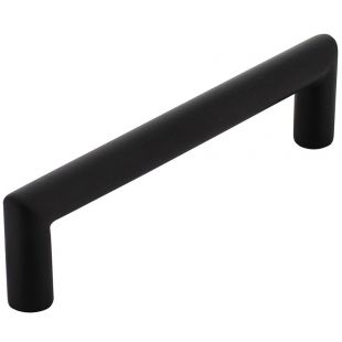 Meubelgreep hoek zwart RVS