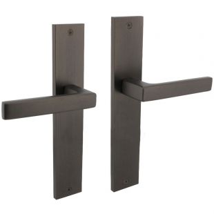 Intersteel Deurkruk Hera op schild 245x45mm blind antracietgrijs