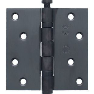 Intersteel Kogellagerscharnier 89x89x2,5mm recht tot 70 kilo rvs PVD antraciet