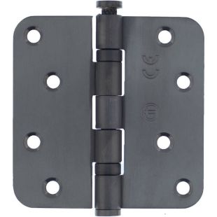 Intersteel Kogellagerscharnier 89x89x2,5mm afgerond tot 70 kilo antraciet