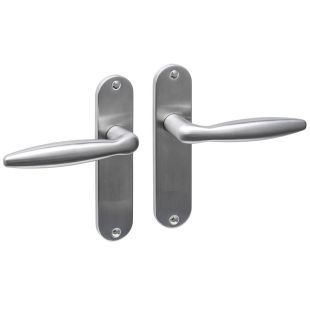Intersteel Deurkruk Jupiter basic op schild ovaal 185x41mm rvs