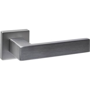 Intersteel Deurkruk Cunera op rozet verdekt 52x52x10mm met nokken rvs