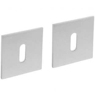 Magneet sleutelgat plaatjes Vierkant 55 x 55 x 3 mm, RVS