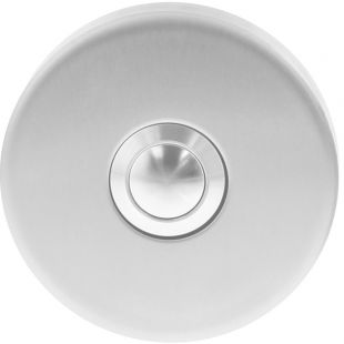 Beldrukker rond 53 mm, RVS