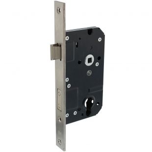 SKG2 Intersteel veiligheidsslot PC 72 mm met rechthoekige RVS voorplaat