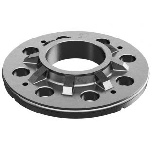 Lasflens Rond MOD 3504 RVS