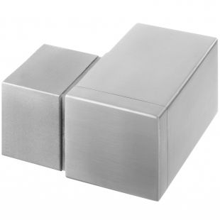 Hoekstuk Rechts voor glasframekoker 40 x 40 mm, RVS316
