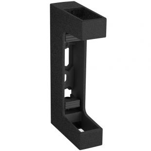 Wandanker zwart 60 x 30 mm Rechthoekig MOD 4558 RVS316