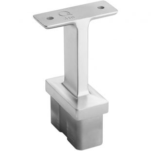 Railingsteun 60 x 30 x 2,6 mm, Vlak, RVS316