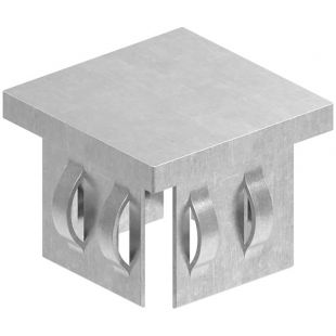 Eindkap vlak vierkant staal