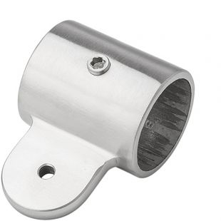 RVS buisklem 28,0 mm met oog M6, RVS316