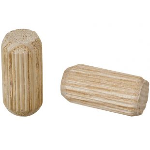 Houten pluggen 15 x 30 mm, Set van 50 stuks