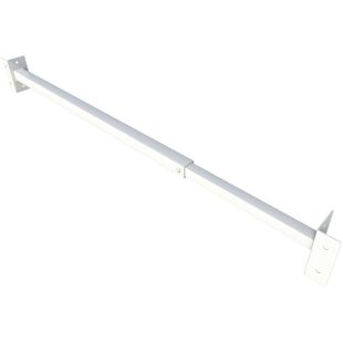 SecuBar barrièrestang Single wit in/op de dag SKG** 60-110cm