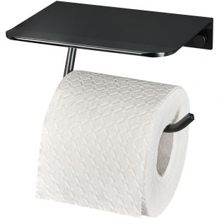 Haceka Redefine Toiletrolhouder mat zwart