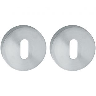 Sleutelgat plaatjes Rond SE 52 x 11 mm, RVS