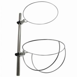 Fenderhouder opklapbaar met zwenkfunctie RVS