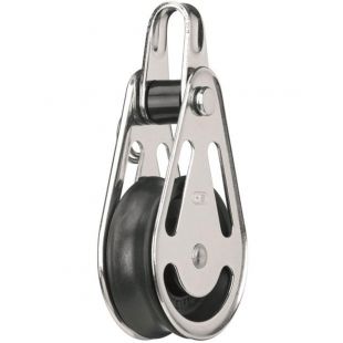 Sprenger katrol met glijlager en hanger voor touw 12mm RVS