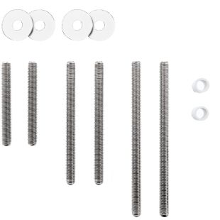 Bevestigingsset voor dubbelzijdige montage van een deurgreep