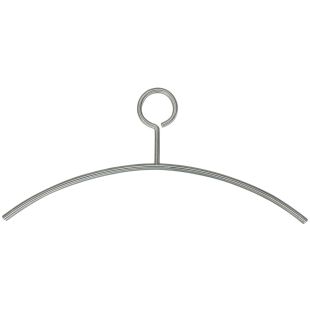 RVS Kledinghanger met dicht oog