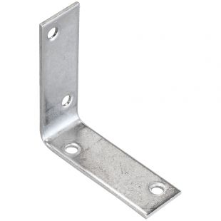 Stoelhoek Recht 50 x 50 x 15 mm, RVS