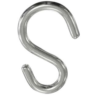 S-haak Asymmetrisch, RVS