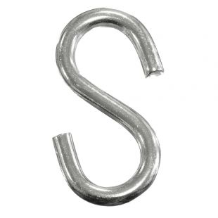 S-haak Symmetrisch 4 mm, RVS