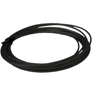 Staaldraad zwart 5,0 mm RVS316