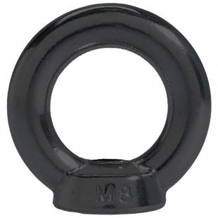 Oogmoer M10 zwart RVS 316