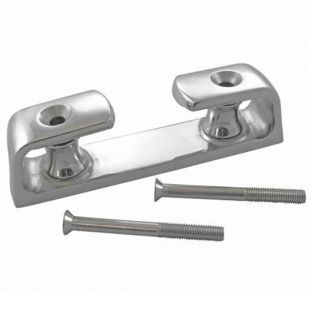 Verhaalklamp met geleiderollen RVS316