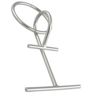 Aanlegring verplaatsbaar met ring 135x100mm RVS316