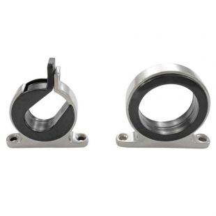 Hengelhouder afsluitbaar tweedelig 39 mm RVS316