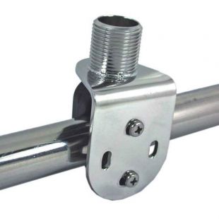 Antennehouder 1"-14 UNS voor reling 22-25 mm RVS316