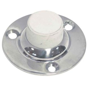 Deurbuffer rond 48 mm RVS316 / rubber