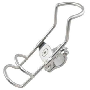 Hengelhouder lichte uitvoering voor reling montage 22-30mm RVS316
