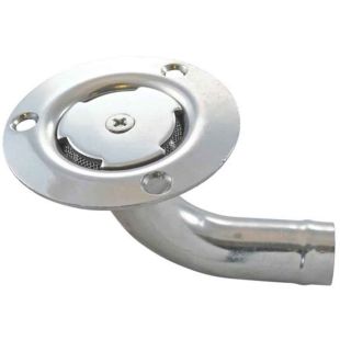 Tank ontluchter vlak 90 graden voor slang 19 mm RVS316