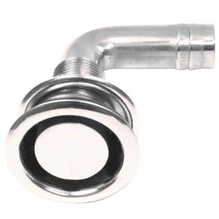 Tank ontluchter vlak 90 graden RVS316