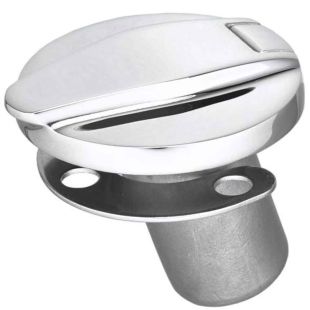 Parasolpaal houder inbouw met klep RVS316