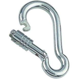 Karabijnhaak met vergrendeling RVS316